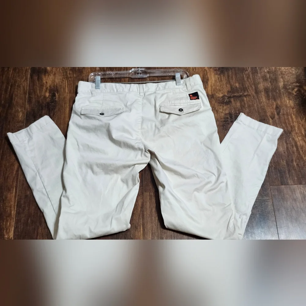 ​Psycho Bunny Beige Cotton Blend Casual Chino Pants Size 32